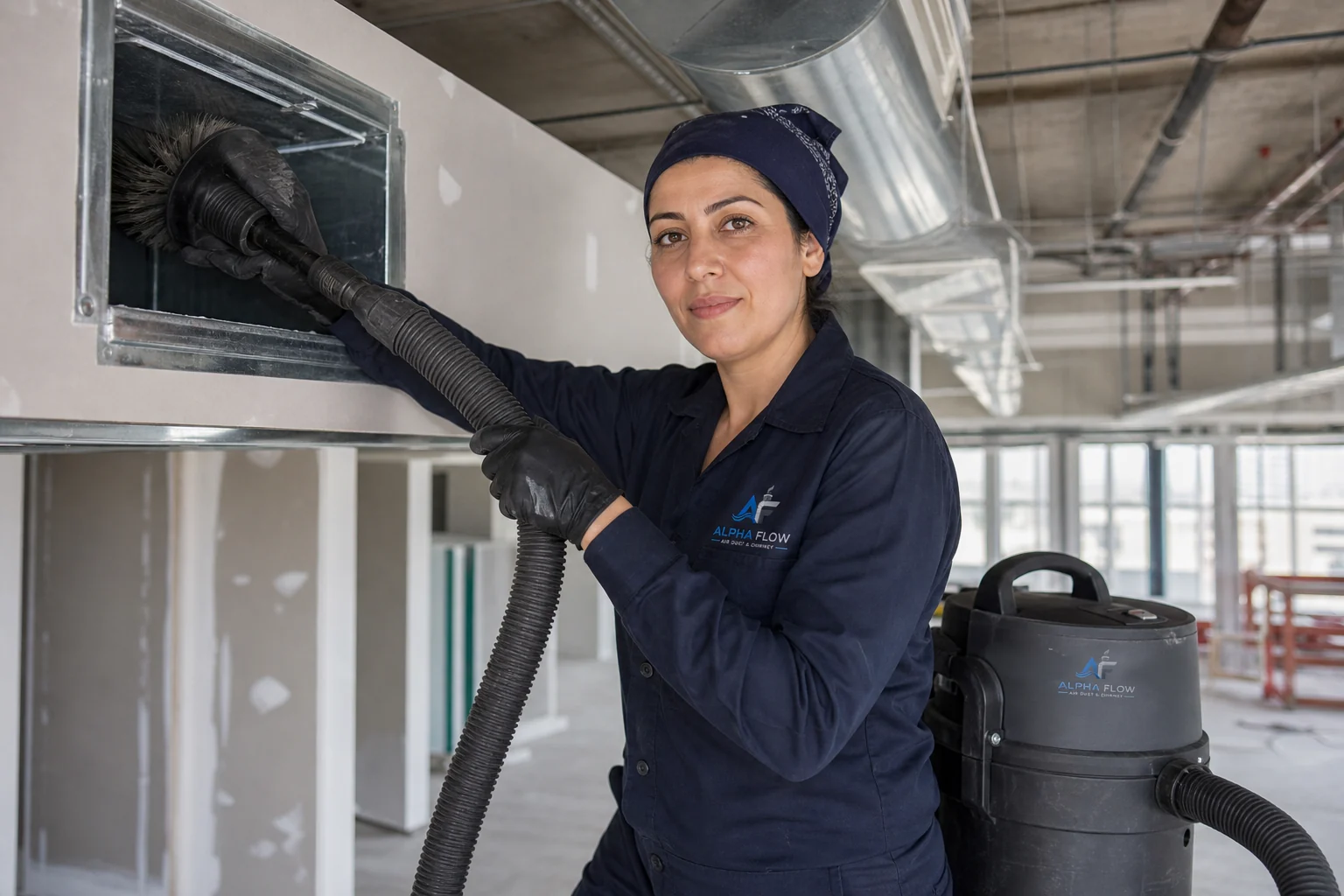 Alpha Flow new construction duct cleaning